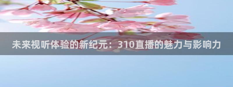 说球帝在线观看nba免费直播：未来视听体验的新纪元：310直播的魅力与影响力